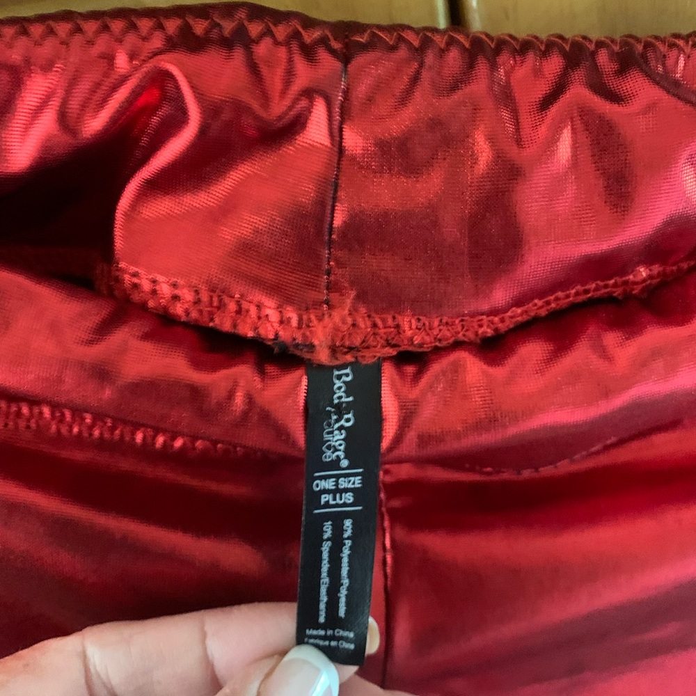 Harley Quinn Costume, Red and Blue Suicide Squad Jacket and Red Shorts - Picture 7 of 7